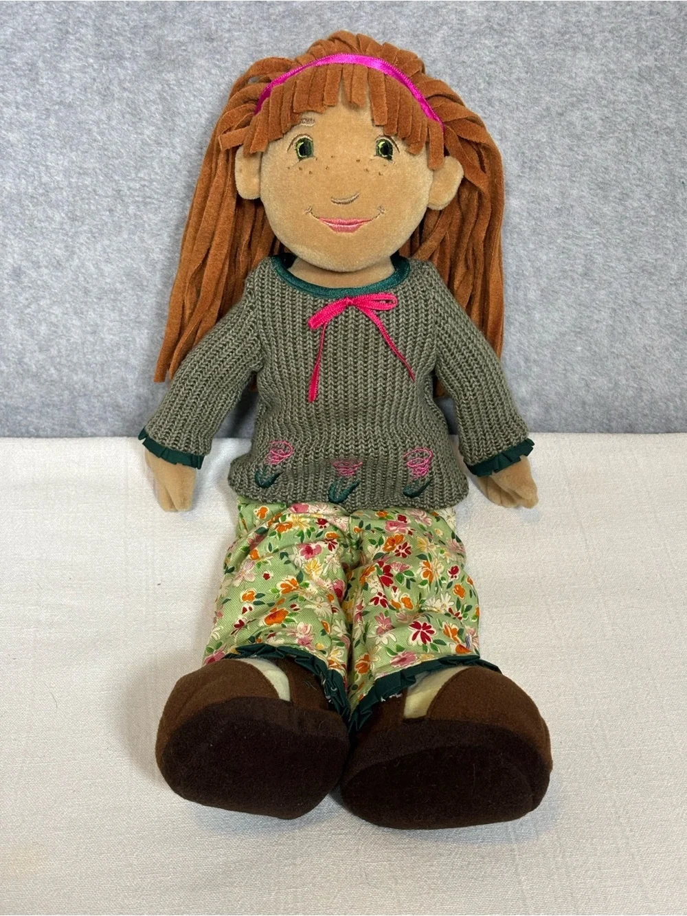Manhattan Toy Company Vintage Lilydoll Ursula 16” Soft Plush Doll